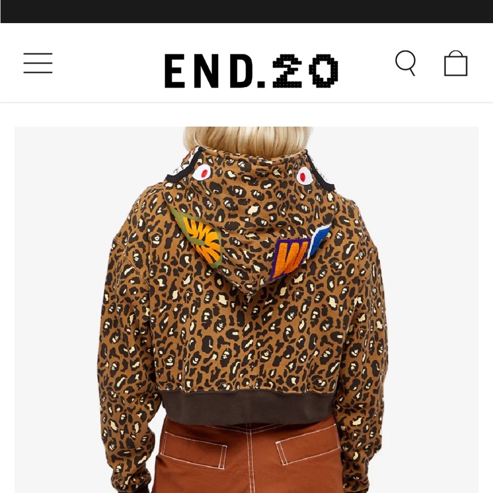 A Bathing Ape Cropped Hoodie